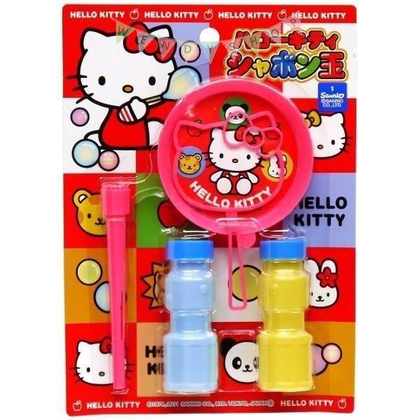日本製 Sanrio三麗鷗 Hello Kitty凱蒂貓造型吹泡泡組