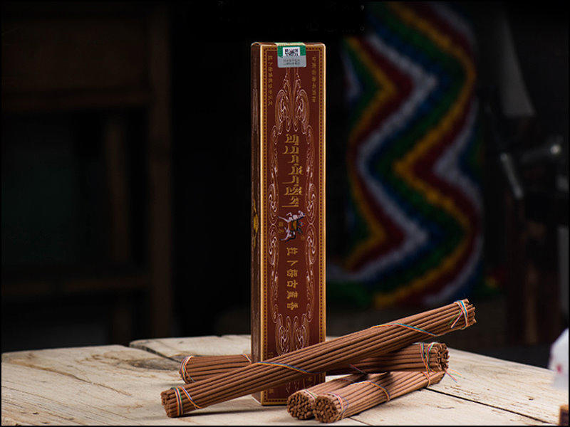 [ 古德藏香 ] 拉卜楞藏香 古藏財神香 (棕盒) 西藏手工 純天然 傳統藏香 148支/盒 沉香 檀香
