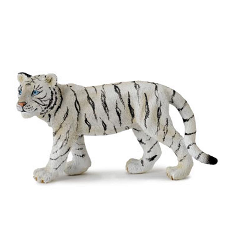 【阿LIN】88429A 全新正版 COLLECTA 動物模型玩具 迷你小白虎走路