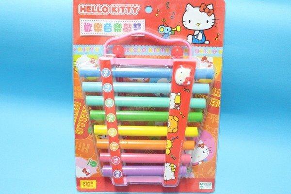 【優購精品館】Hello Kitty凱蒂貓敲琴 KT歡樂音樂琴敲 敲打琴 鐵琴玩具/一組入 (促250)~出清商品~