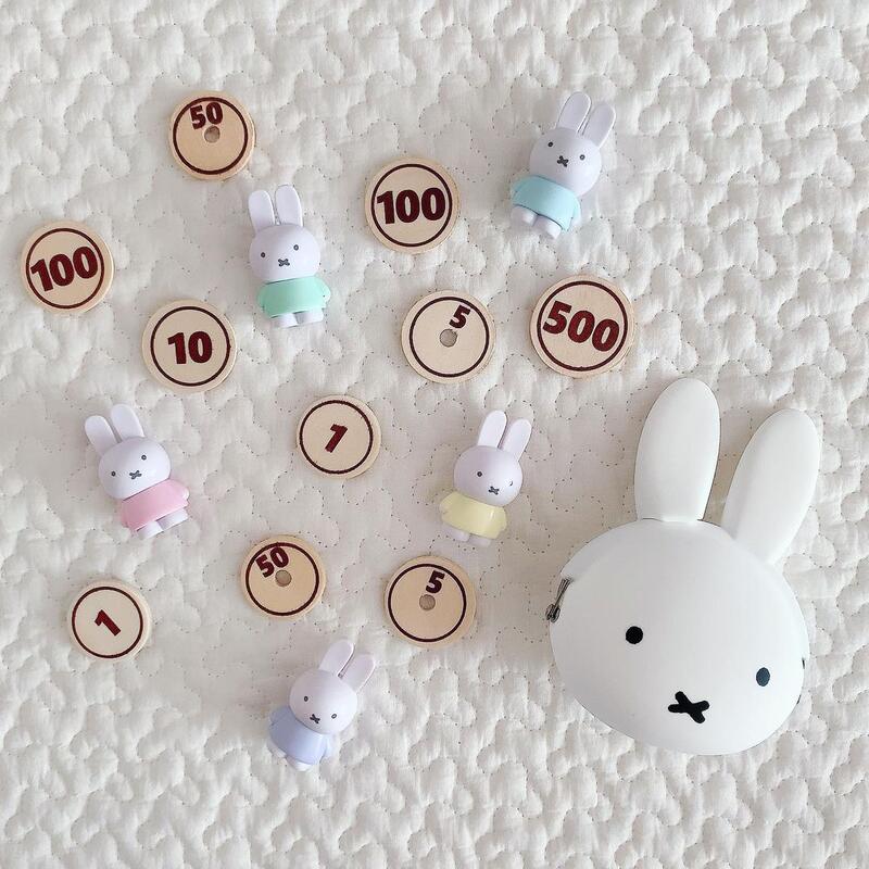 Hanna 日本限定本舖～p+g design mimi POCHI X Miffy 米飛兔 零錢包 收納包 可愛又防水