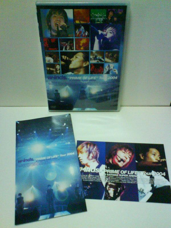 ＶＦ家影音出清＊w-inds. PRIME OF LIFE Tour 2004 2DVD+絕版寫真冊+