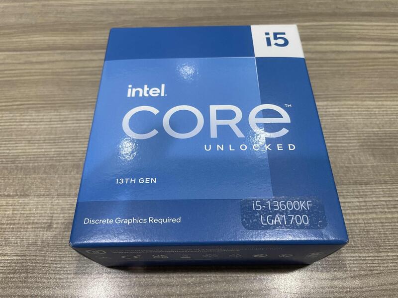 新竹市自取價8650元。售全新未拆封英代爾Intel Core i5-13600KF中央