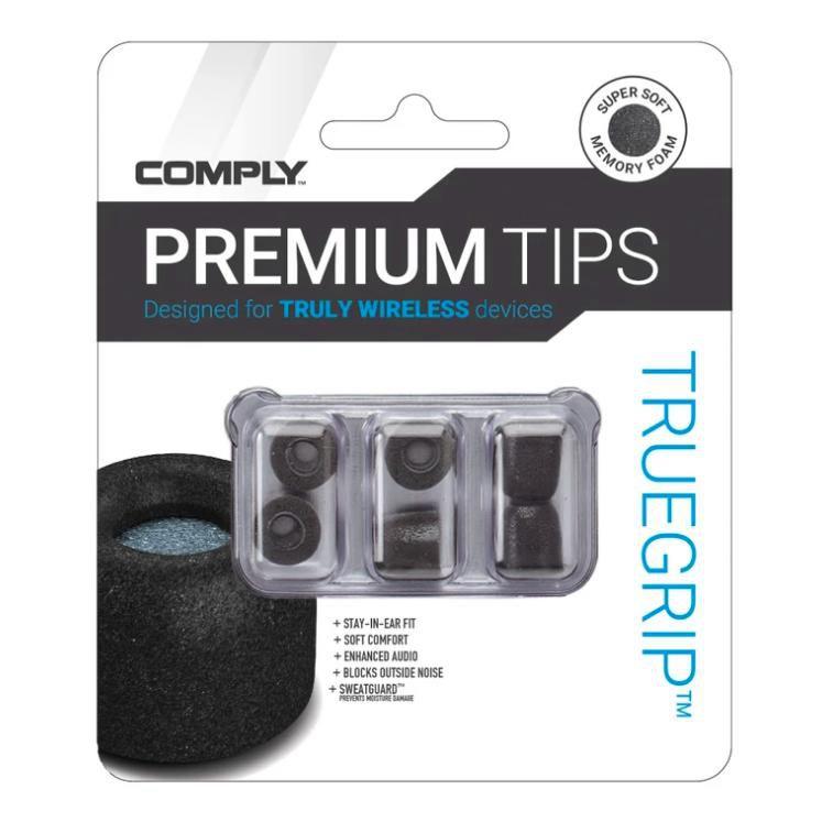 《小眾數位》Comply TrueGrip Pro 真無線藍芽耳機 海綿耳塞 M號 一卡三對 記憶海綿