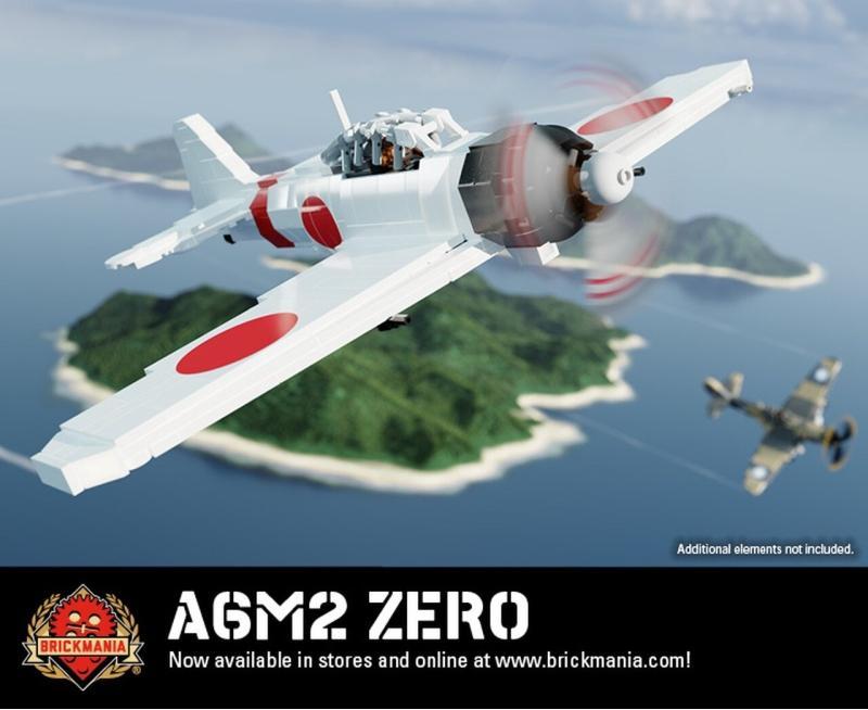 代訂[正版Lego樂高/Brickmania設計出品]二戰日軍 A6M2 零式艦載戰鬥機
