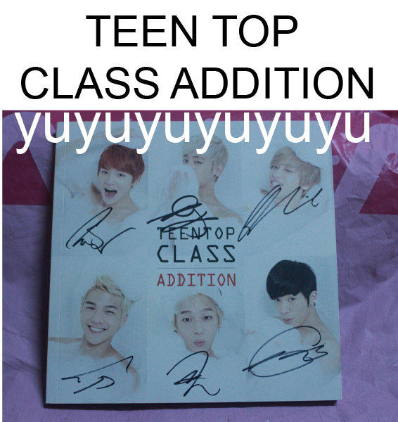 TEEN TOP-CLASS ADDITION簽專 2013 11/9亞洲巡迴演唱會 台灣場 官方周邊
