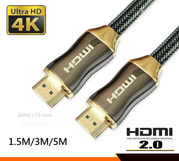 BANG◎1~3米4K 8K HDMI 2.0版 HDMI高清編織 4K60P 2K 3D鍍金  支援HDR【HY46】