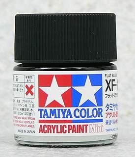 TAMIYA xF-1 水性漆 平光 黑色 Flat Black 10ML
