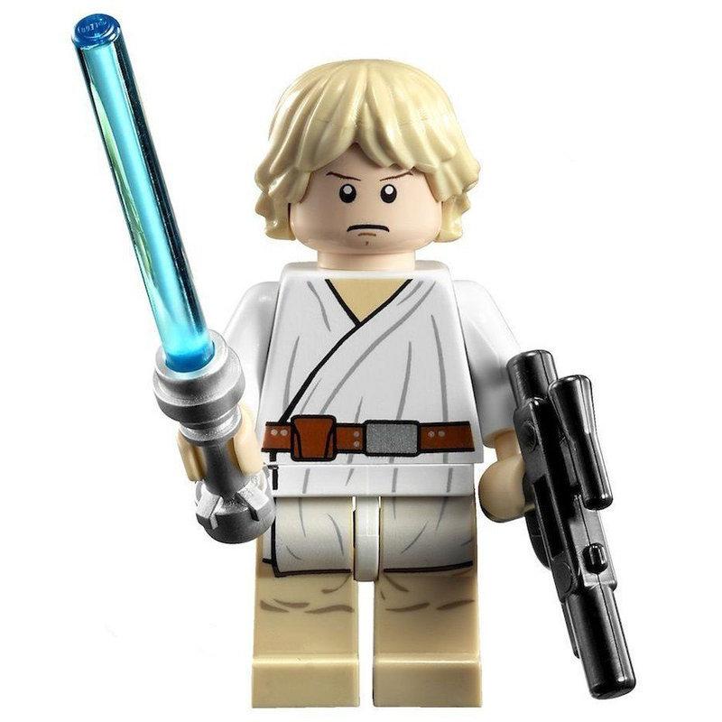 樂高王子 LEGO 2011年 星際大戰 7965 天行者路克 含武器 Luke Skywalker B017