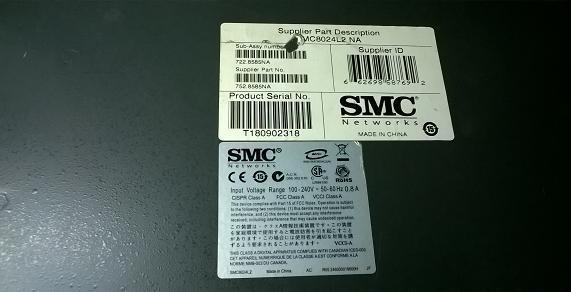 SMC C8024L2 GIGA 集線器