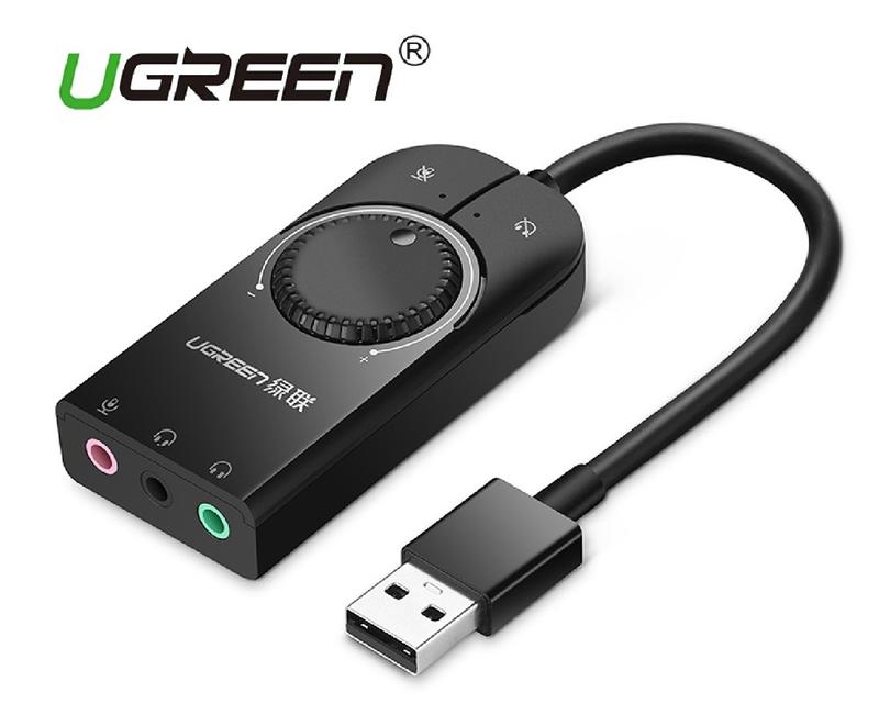 Ugreen綠聯 USB多功能音效卡/一年保固/台灣代理