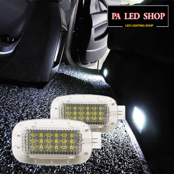 【PA LED】BENZ 賓士 解碼 18晶 LED 車門燈 照地燈 W216 W221 不亮故障燈 CANBUS