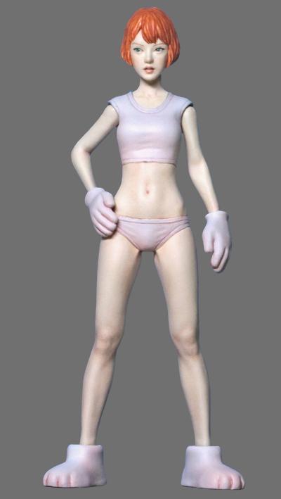 【現貨正版】日本atelier iT 林浩己原型系列Mascot girls BG20 1/20小白兔 樹脂GK人形