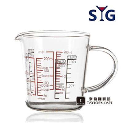 【TDTC 咖啡館】SYG 精緻耐熱玻璃量杯 200ml