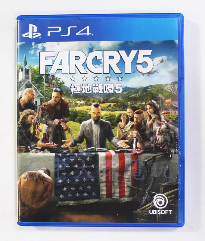 PS4 極地戰嚎 5 Far Cry 5 極地戰壕 5 (中文版)**(二手片-光碟約9成8新)【台中大眾電玩】