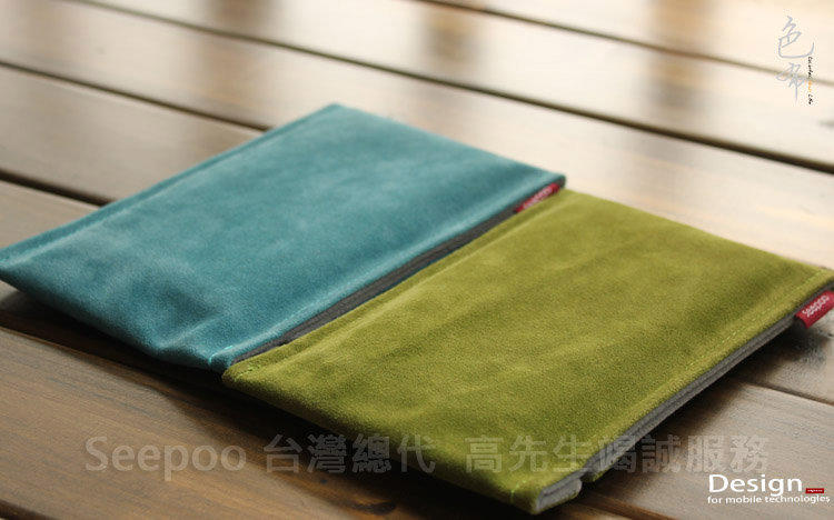 【Seepoo總代】買2送1 搖粒絨 HTC Butterfly(S) 蝴蝶機(S) 高質感 絨布套 手機套 手機袋 水藍,綠色