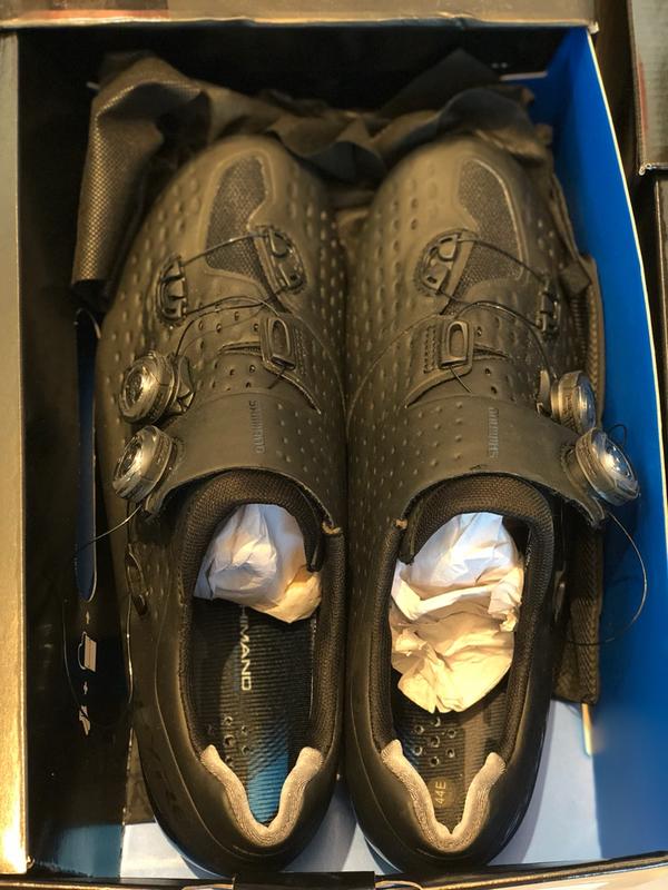 （已售出）Shimano RC9 車鞋 黑色 Size 44