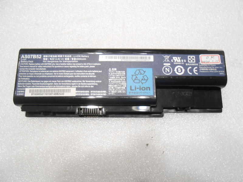 ACER 宏碁 筆電電池（AS07B52）（2）【原廠二手良品】