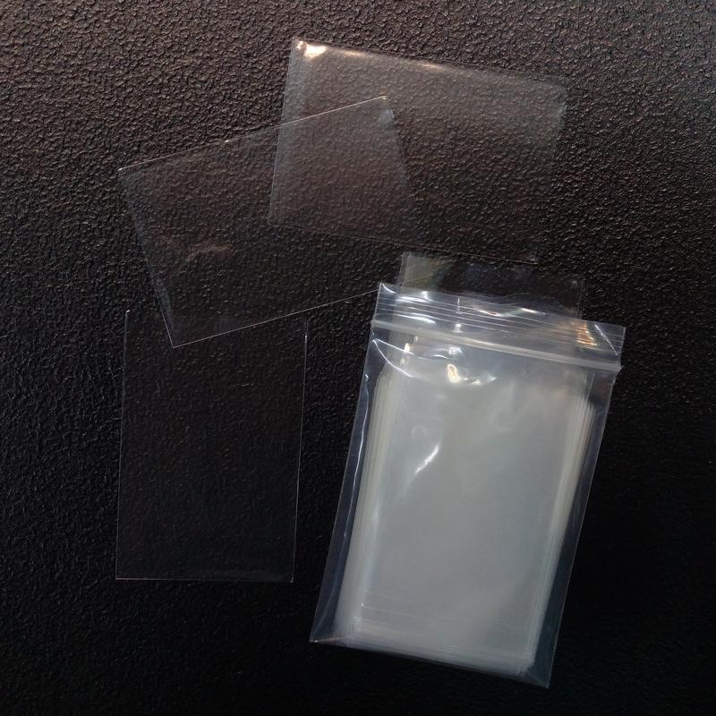 透明薄卡膜卡套(100個)遊戲卡套6cm*9cm
