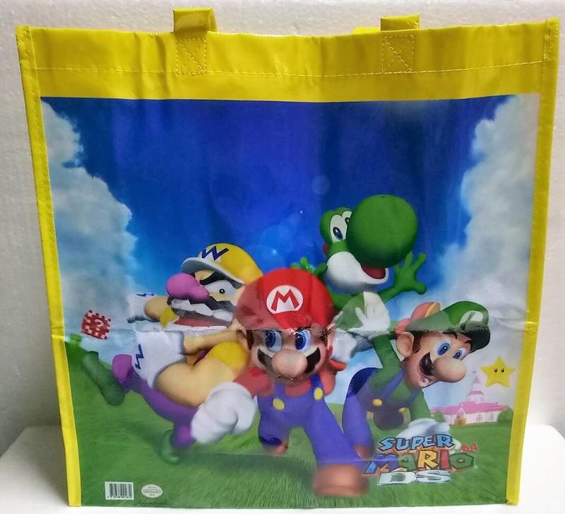 任天堂 超級瑪利歐兄弟 瑪利歐 環保袋 37*38*13cm 購物袋 Super Mario
