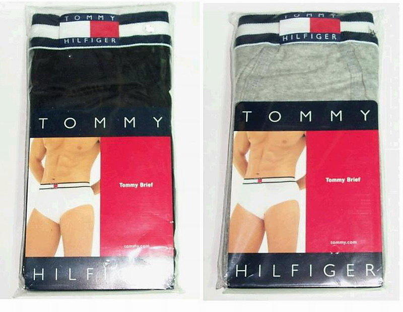 商品出清~~TOMMY HILFIGER (Tommy Brief ) ~黑色/灰色 Brief