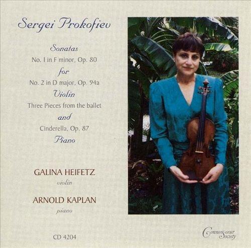 {古典}(Connoisseur Society) Galina Heifetz / Prokofiev: Two Sonatas for Violin and Piano ; etc.
