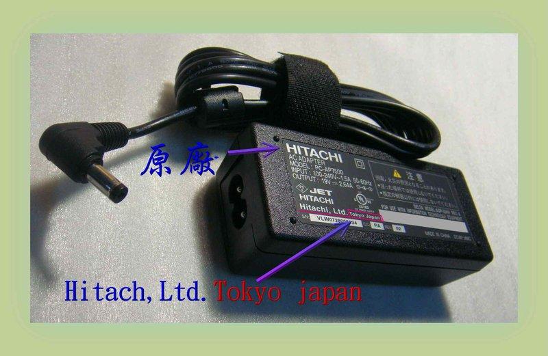 原廠 日立 HITACHI 19V 2.64A (超迷你 變壓器)華碩19V 2.64A S2 S3 S5 M5 M2A