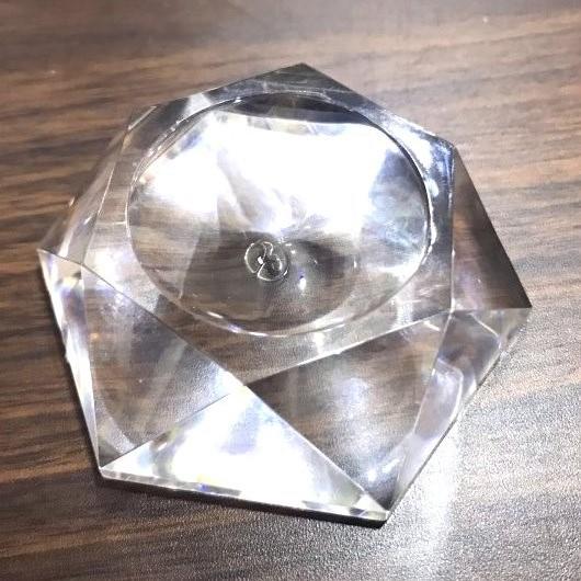 『晶鑽水晶』壓克力球座架~底座架 直徑6.5公分 X1個 大約放置70mm~100mm以上圓球