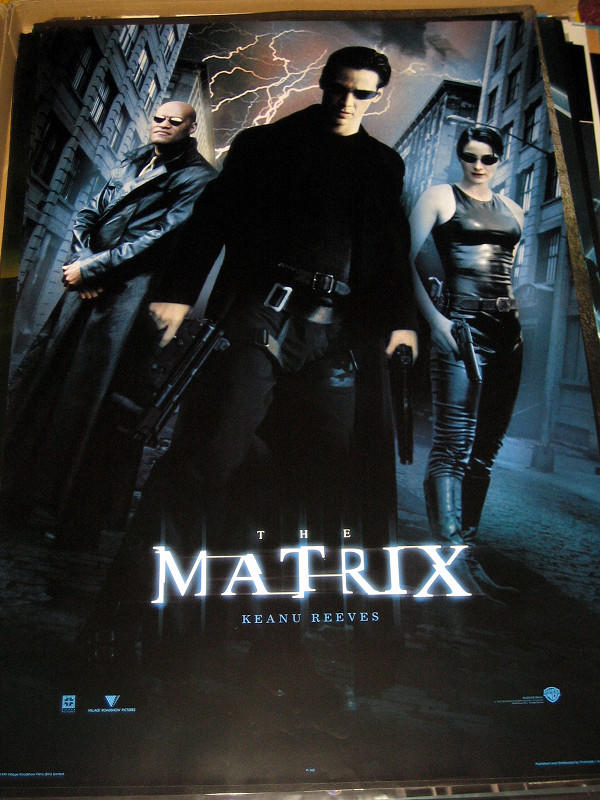 絕版【英國進口電影海報】駭客任務 The Matrix (1999年)(首)