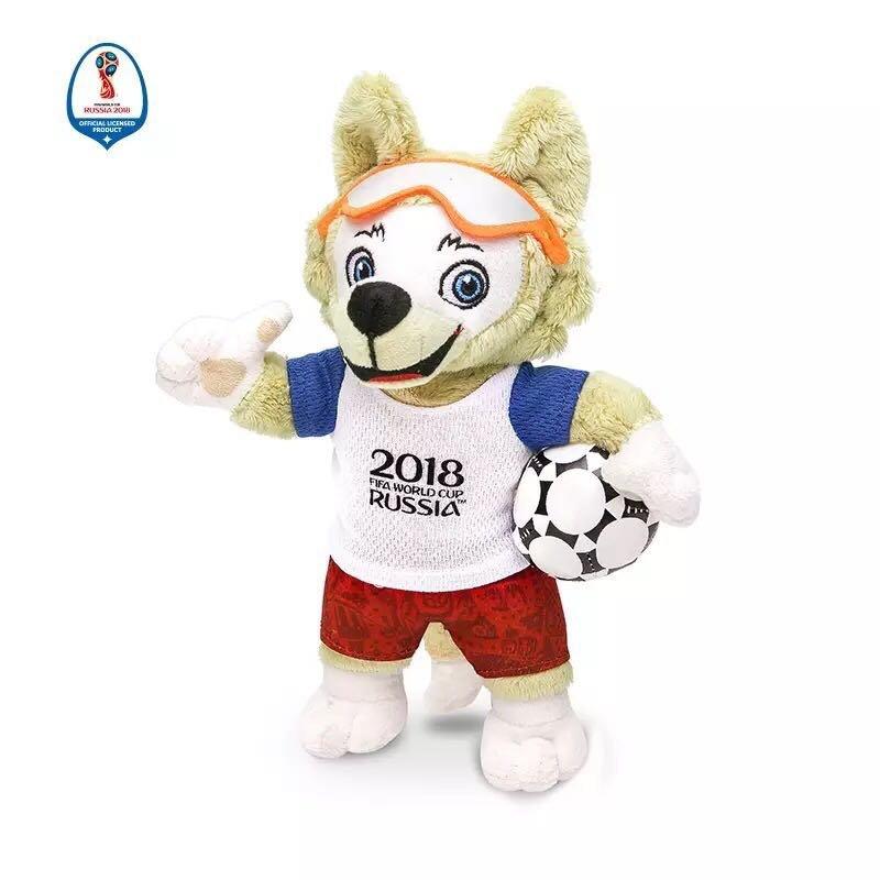 2018世足吉祥物 公仔 世界杯足球賽官方限定 限量