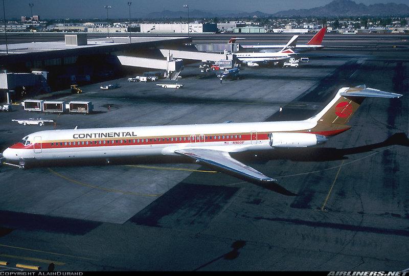 鐵鳥俱樂部 GeminiJets 1/400 美國大陸航空 Continental MD-82 N9801F