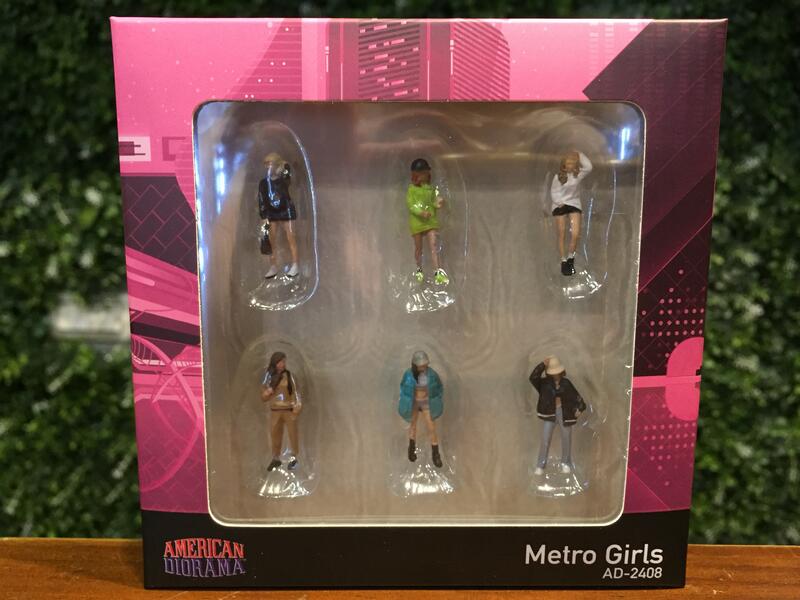 1/64 American 街景人偶 Metro Girls Figure Set AD2408【MGM】