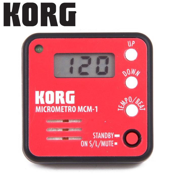 『KORG』 microMETRO MCM-1 口袋型夾式節拍器【紅色】