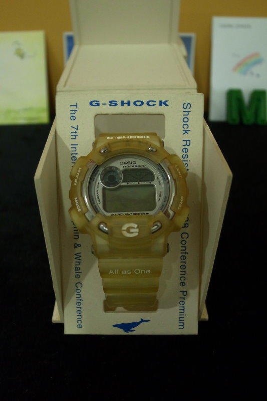 G-SHOCK 第七屆 1998 國際海洋會議紀念錶 鯨魚冷光