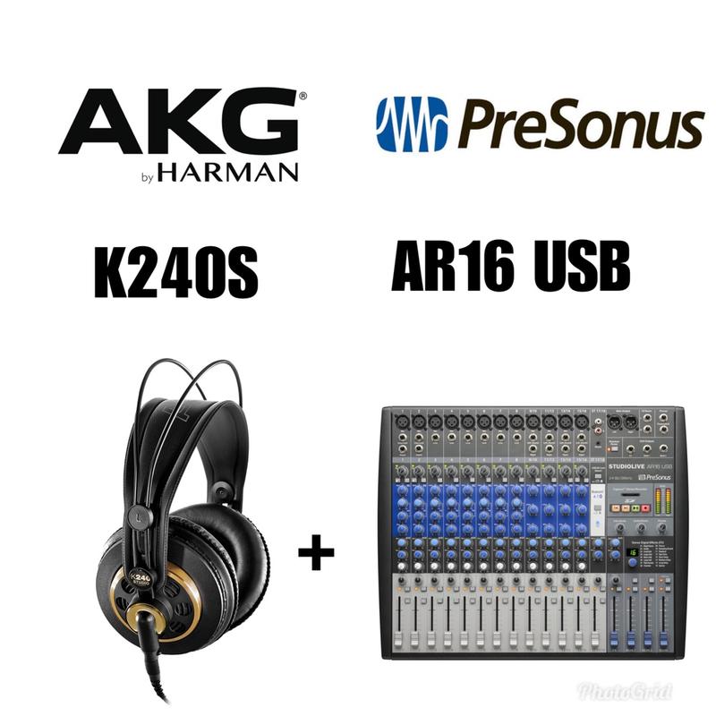 AKG K240S+Presonus AR16 USB