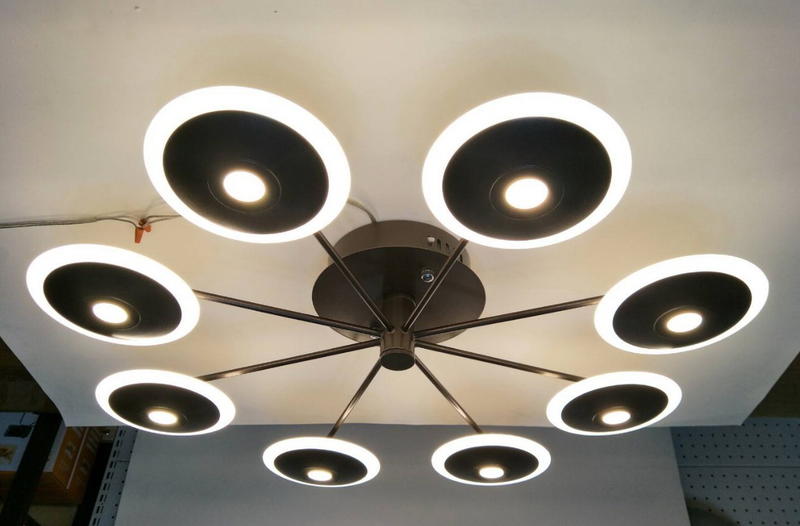 北歐時尚 LED 48W大飛碟吸頂燈/房間-書房-臥室-客廳/鋁材+粉體烤漆設計/實品拍攝