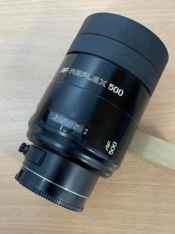 良品】MINOLTA AF REFLEX 500mm F8 / SONY α - レンズ(単焦点)