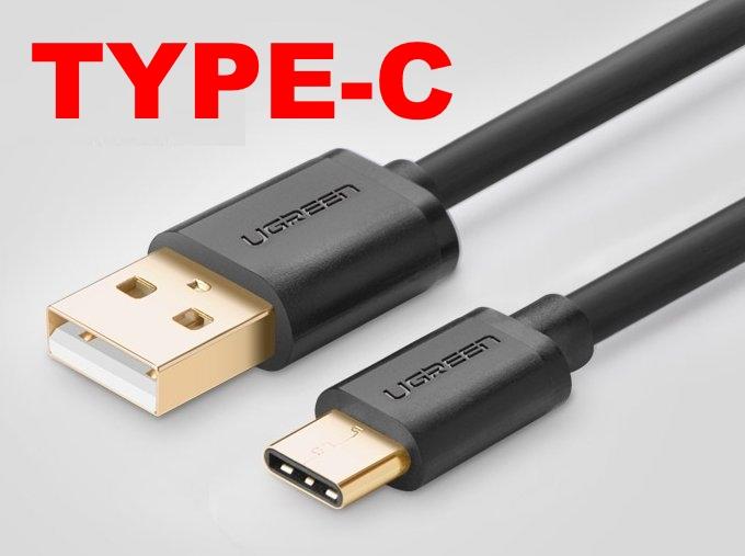 50公分,USB 3.1 Type C降轉USB 2.0 A公,充電資料傳輸線,24K鍍金接頭(小米4c手機可) 綠聯