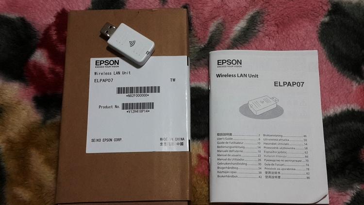 【T_213】110 EPSON ELPAP07 無線網卡 9成9新