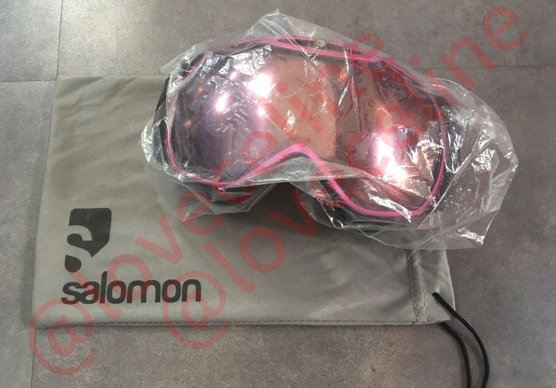 A.K.A.【原廠 Salomon】專業型 滑雪鏡 Goggles，法國專業滑雪品牌（原價 5,500元）附防塵套