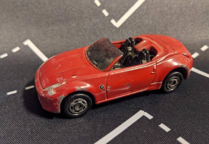 二手 絕版 現貨 Tomica 2009 Nissan Fairlady z Roadster 暗紅色
