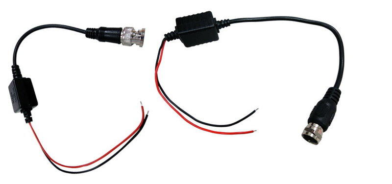 【監控專家】F頭_BNC頭 雙絞線傳輸器 網路線傳輸器/絞線傳輸器/抗干擾/台中.彰化 監視器