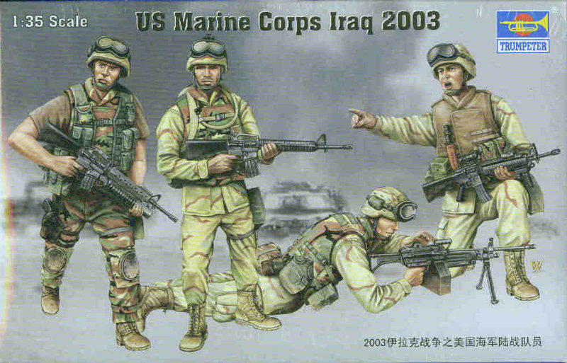 [威逸模型] 小號手 1/35 美國 海軍陸戰隊人型 (2003年伊拉克)