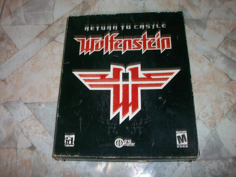 Return to Castle Wolfenstein 重返德軍總部(原外紙盒、遊戲光碟、官