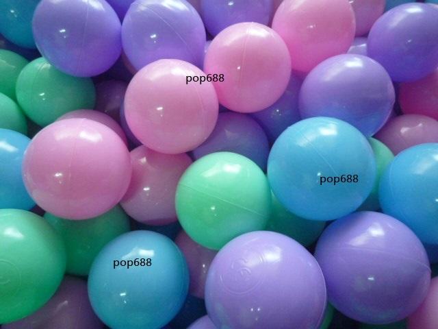 全新 馬卡龍色 粉色系 彩色塑膠球四色球 100顆請在這下標 遊戲球池 四色池球 彩色遊戲球CE認證台灣製造好品質