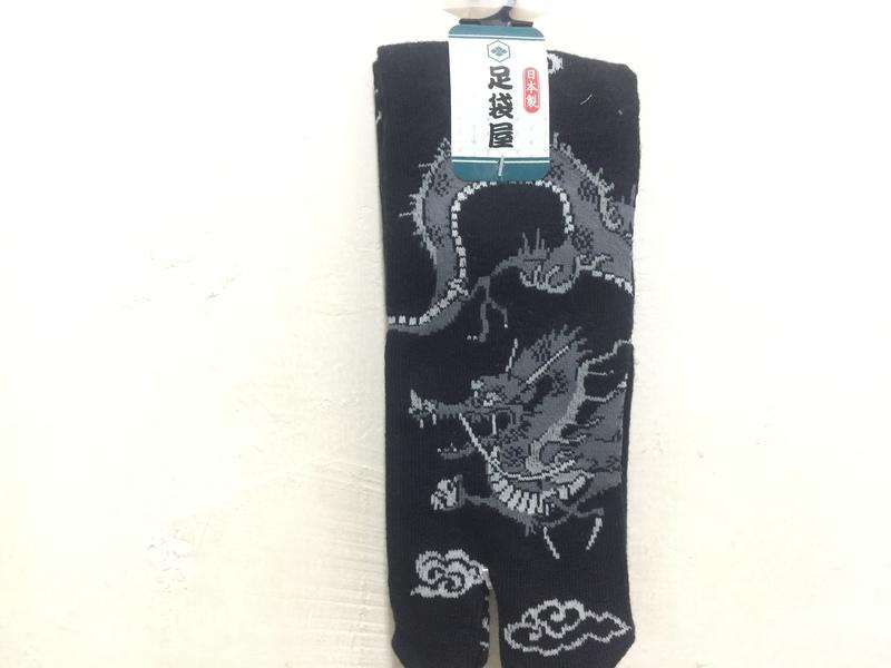 日本襪子 足袋 龍 日本製 長版 新品