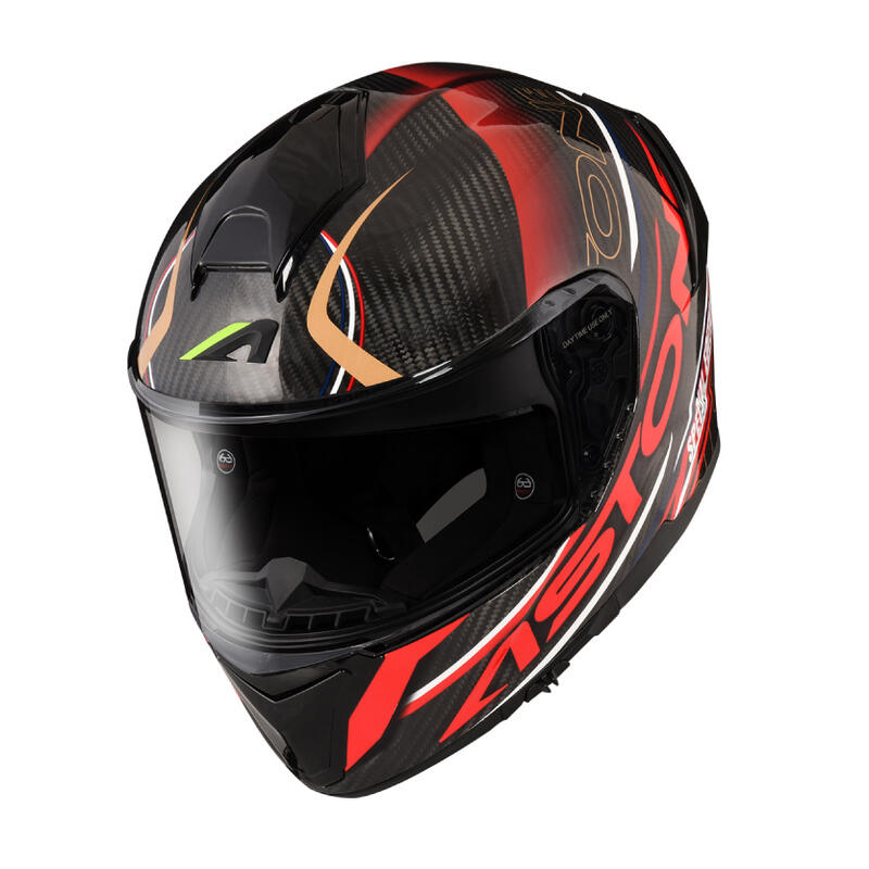 [安信騎士]ASTONE GT6F 彩繪 YA3 15週年紀念 全罩式安全帽 碳纖/紅 內襯可拆洗 內墨鏡片 | 露天市集 | 全台最大的網路購物市集