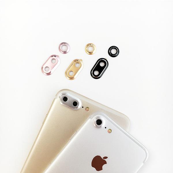 【精緻小屋】 iphone7plus鏡頭圈 攝像頭 鏡頭保護貼膜套 鈦合金屬環配件扣