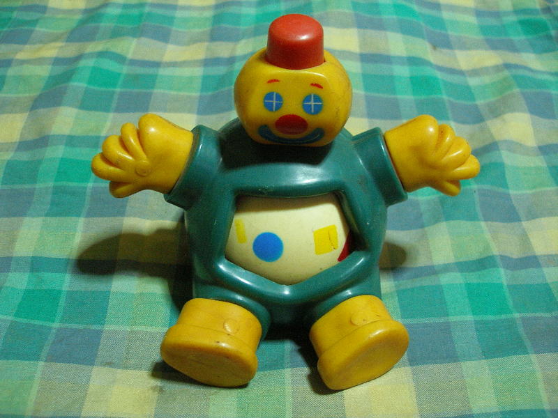 早期台灣製小丑玩具 A35