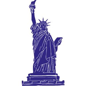 美國紐約 自由女神像 雕像 壁貼 牆貼 居家裝飾 裝潢佈置 留學 聖誕節 新年 禮物 卡典西德 卡點西德 電腦刻字 割字